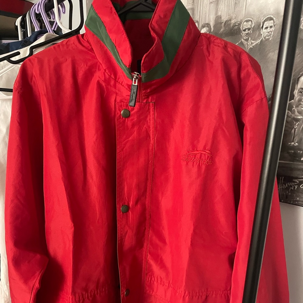 Slazenger jacket with green stripe from 1980’s.